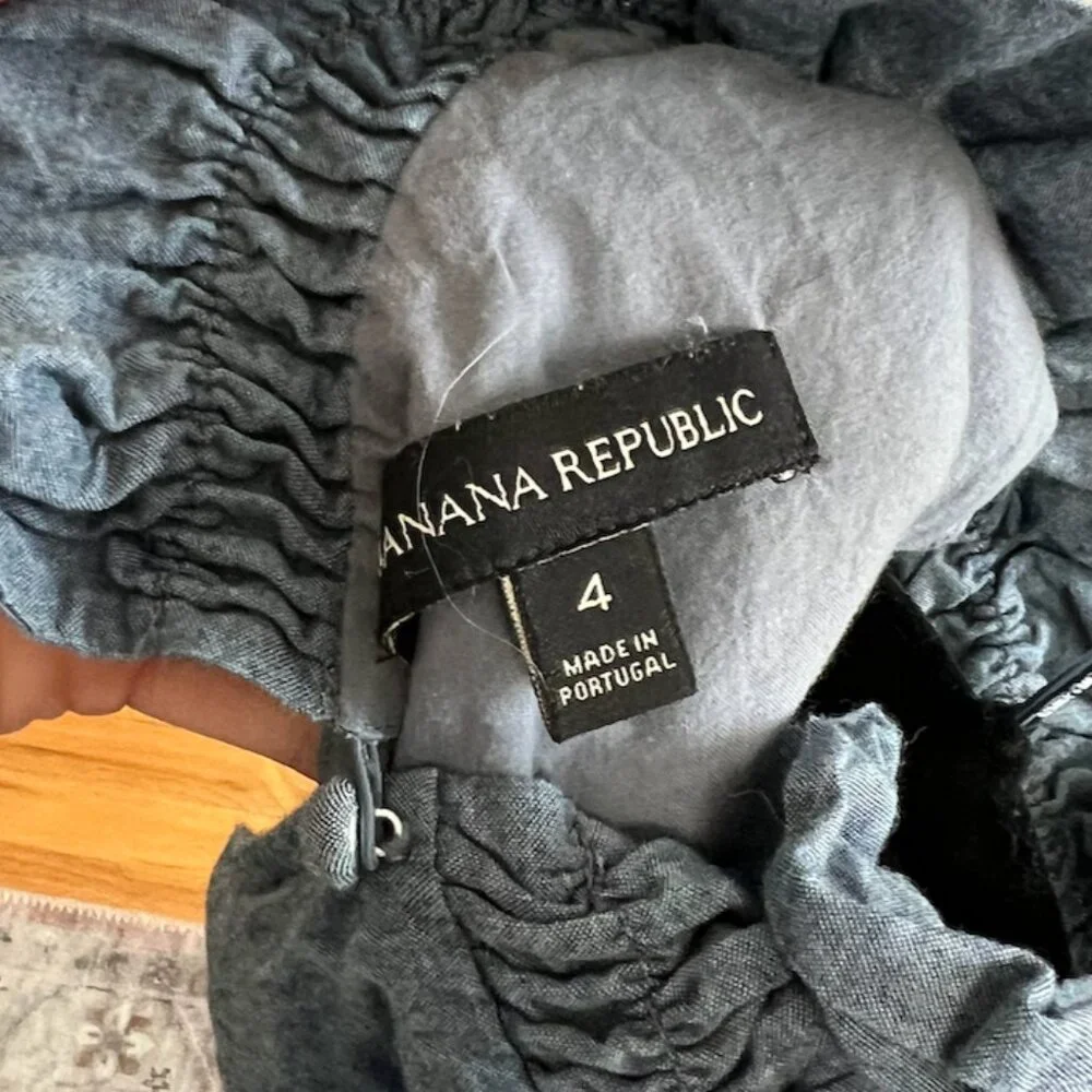 Banana Republic Sleeveless Ruffle Neck Dress - Picture 5 of 5